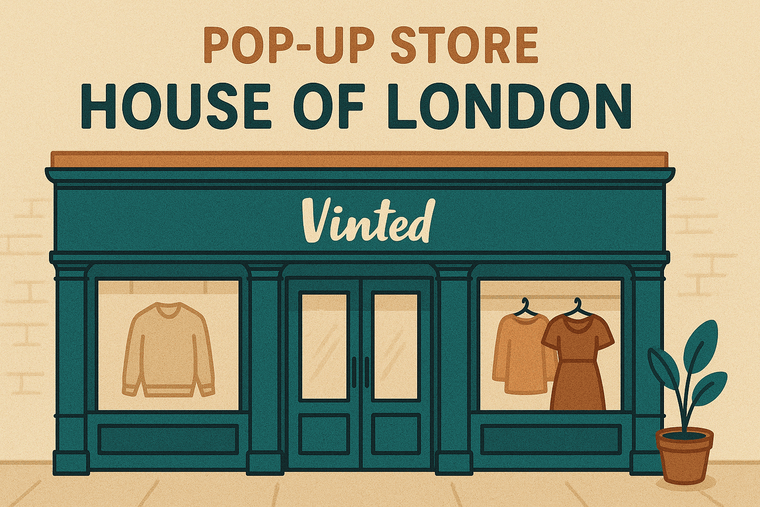 Pop-up store "House of Vinted" à Londres, Vinted ouvre son premier magasin physique