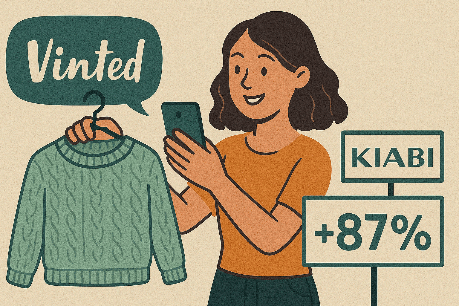 Technique de vente Vinted : mentionnez Kiabi pour vendre 87% plus vite