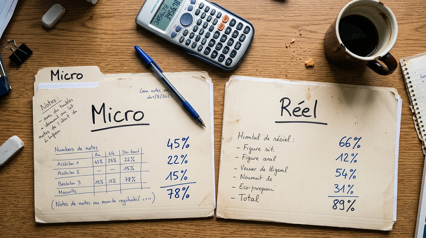 Régime réel vs micro-entreprise
