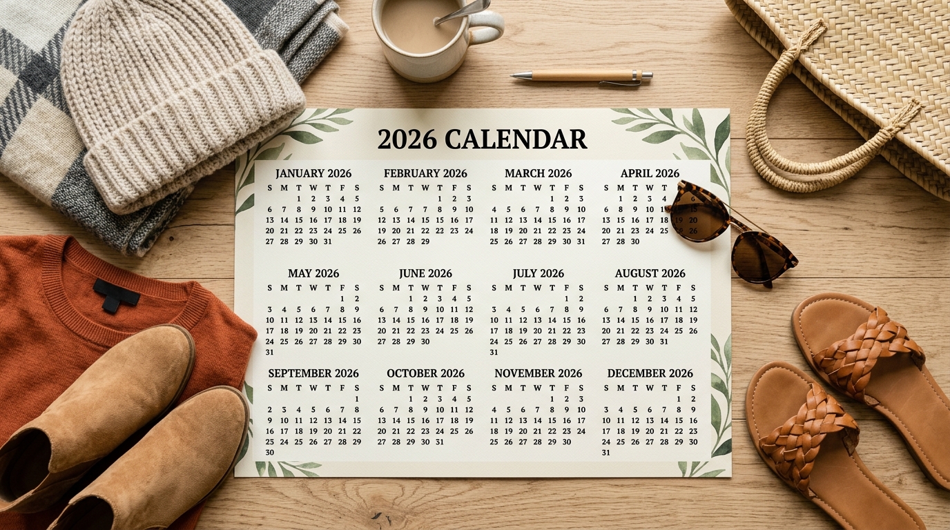 Calendrier Vinted 2026 : meilleurs mois pour vendre par catégorie