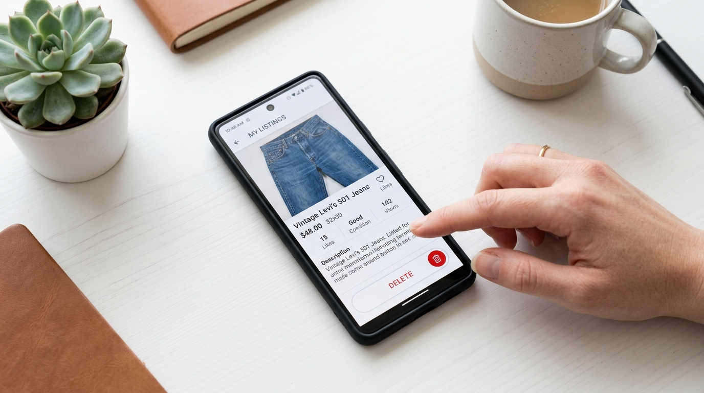 Comment supprimer un article sur Vinted ?