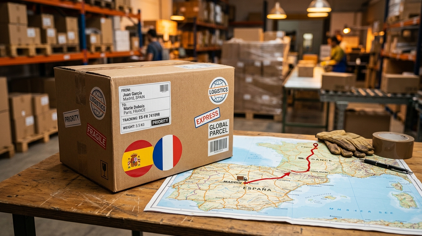Shipping packages from Spain to France: A quick and practical guide
