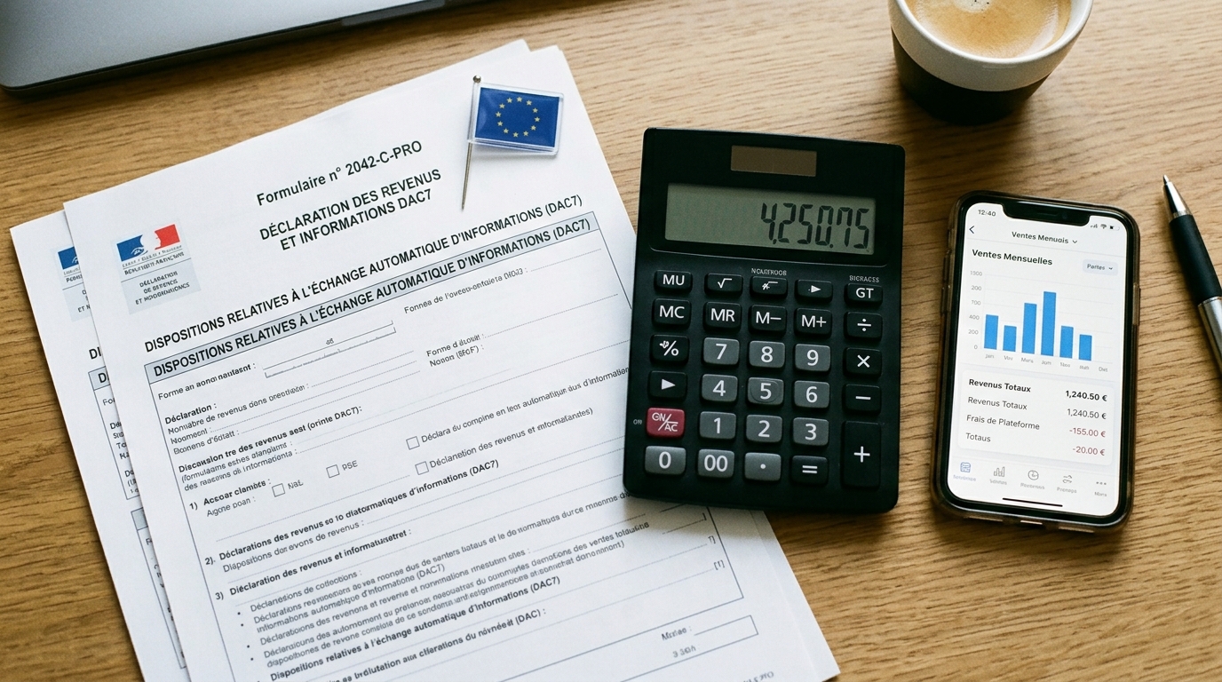 Obligations fiscales Vinted & Directive DAC7 : Guide complet 2026