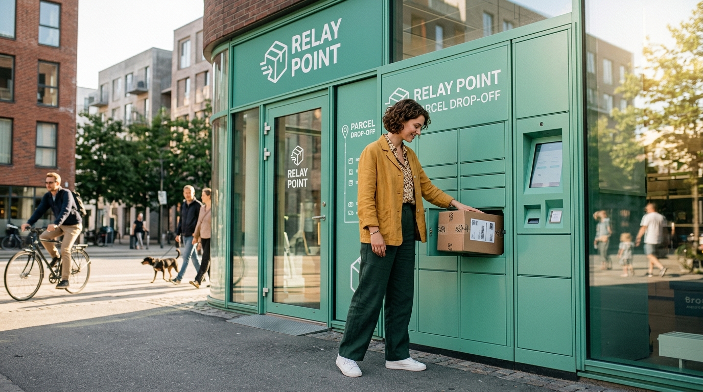 Vinted Go : point relais natif
