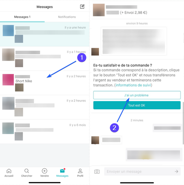 Colis non envoyé mais payé sur Vinted, que faire